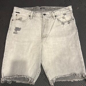 Urban Outfitters Distressed Gray Denim Shorts